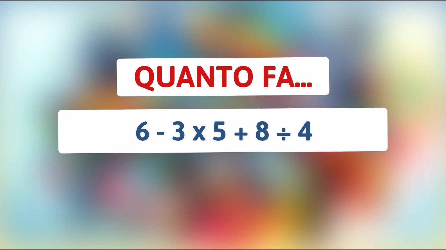Pensi di essere un genio? Risolvi questo indovinello matematico che sta sfidando le menti più brillanti!"