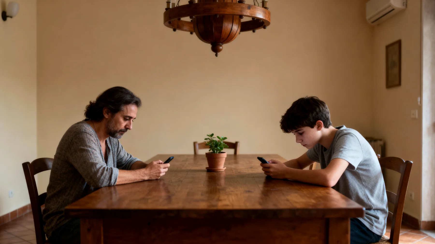 Genitori che faticano a instaurare un dialogo emotivo autentico con i propri figli adolescenti, limitandosi a conversazioni superficiali su scuola e attività quotidiane, senza riuscire a esplorare sentimenti, paure e bisogni affettivi profondi"